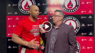 Entrevue d&rsquo;après-match avec Mathew Meddley