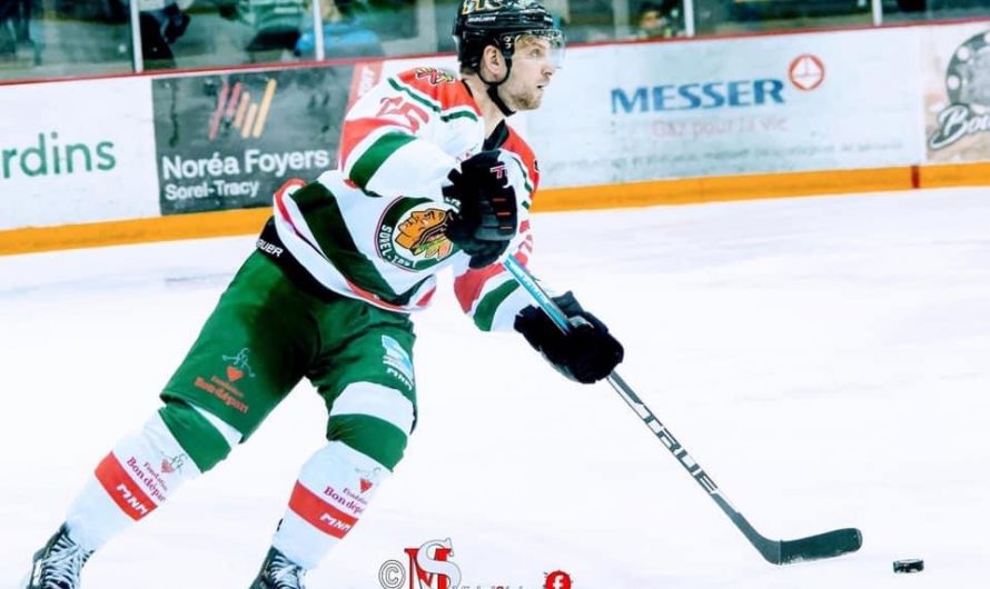 Le chandail de Mathieu Dumas sera retiré à Sorel-Tracy