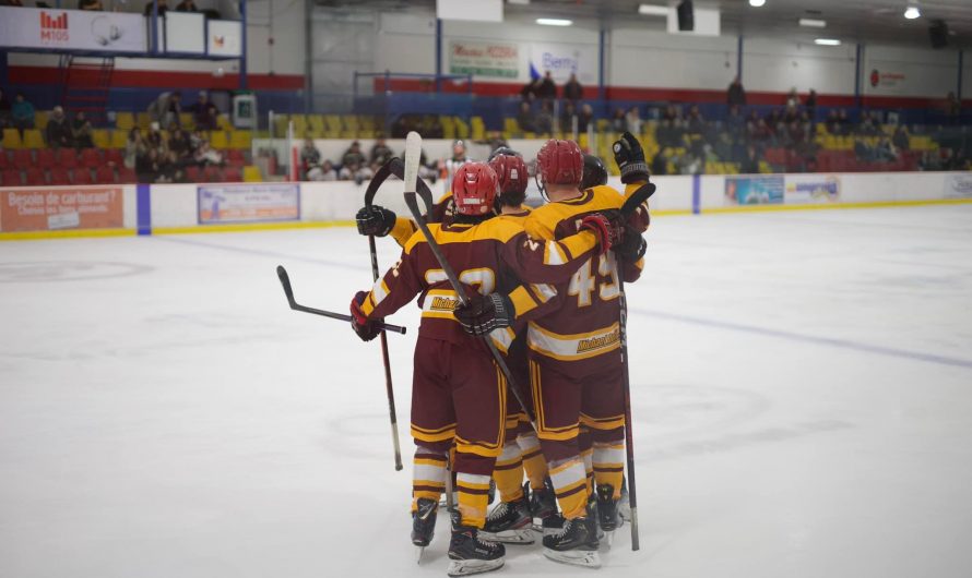 Les Maroons de Waterloo sont champions de la saison régulière 2023-2024 dans la LHSE