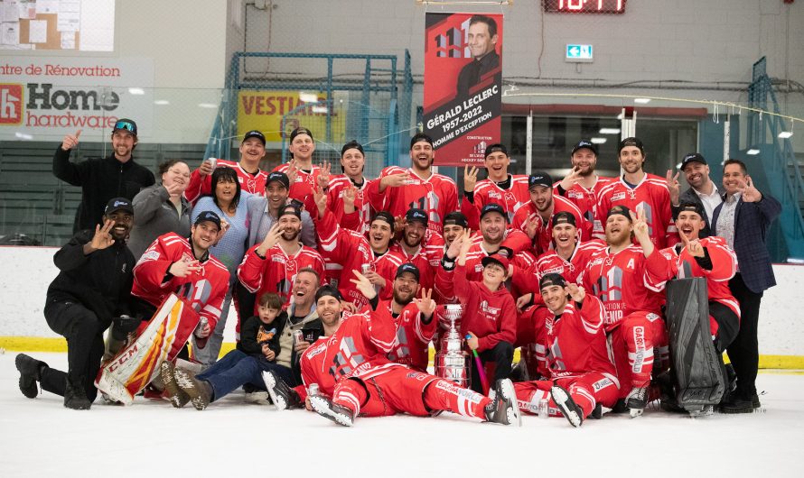 Le Construction de l&rsquo;Avenir de Dolbeau-Mistassini est champion de la LHSLF