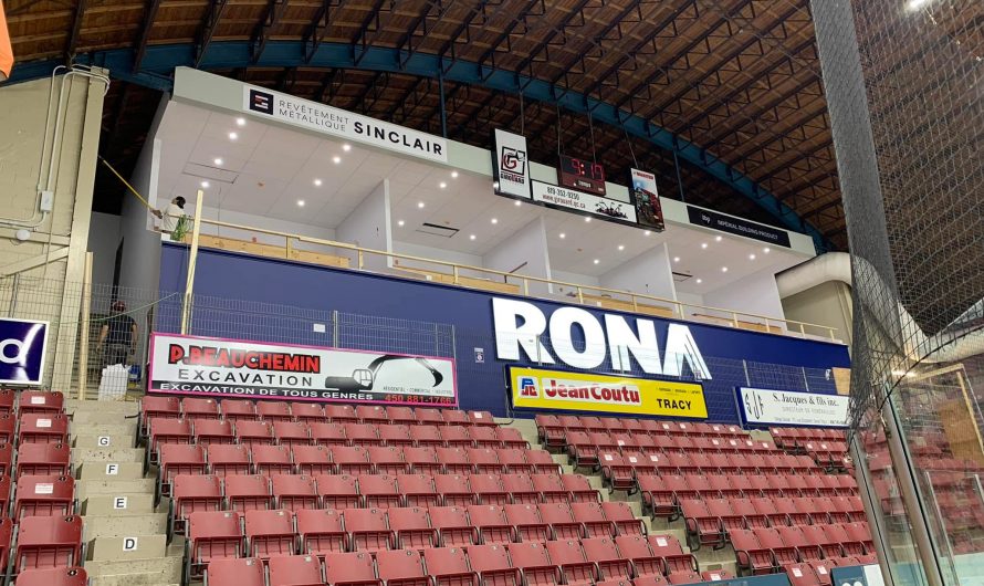 Les Loges RONA inaugurées lors de la visite des Pétroliers de Laval au Colisée Cardin